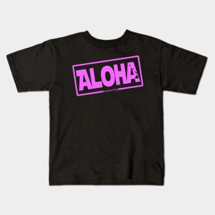 Aloha Hawai'i Nei (pink) by Hawaii Nei All Day Kids T-Shirt